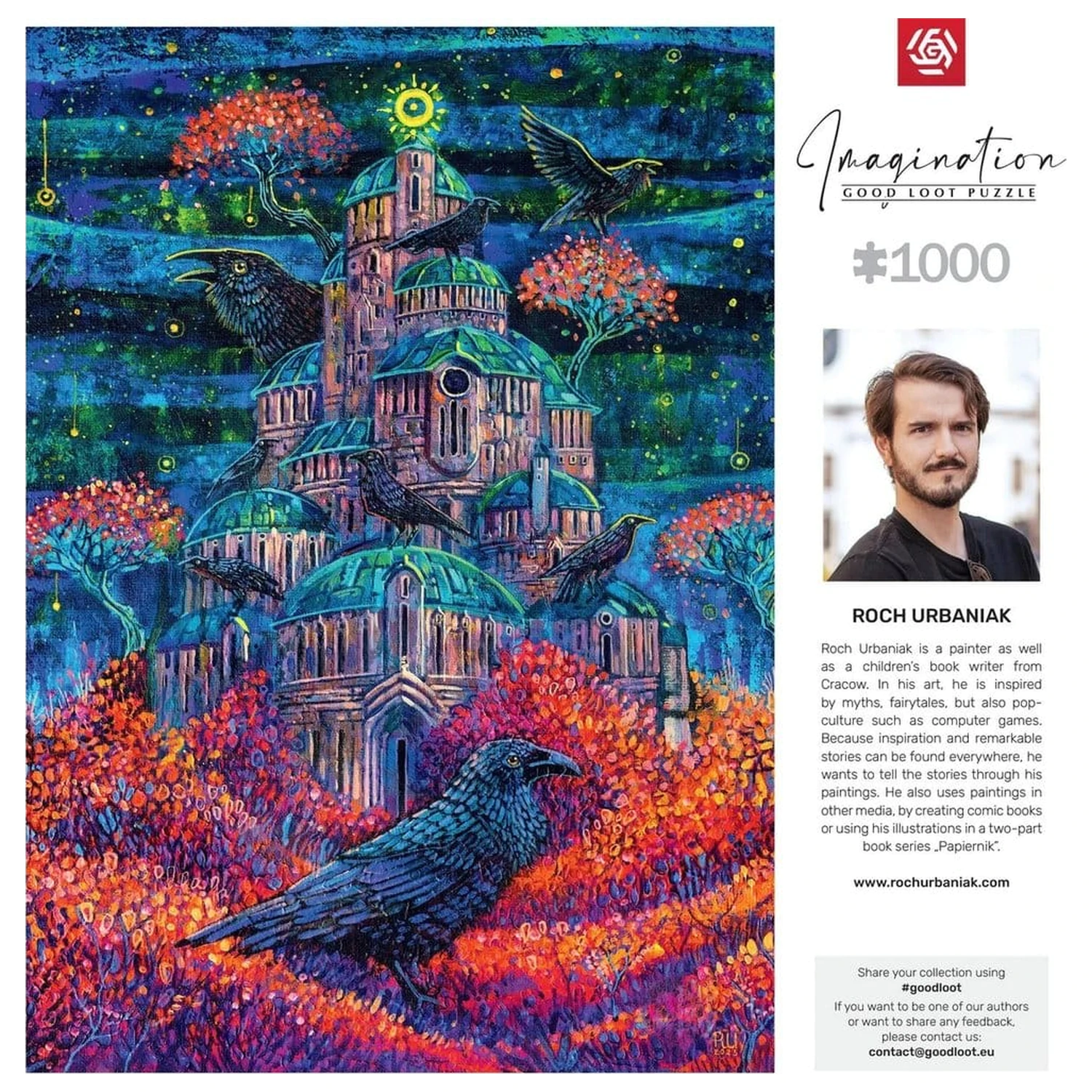 Imagination Series Puzzle Roch Urbaniak Twierdza Pani Kruków (1000 pieces)  product photo