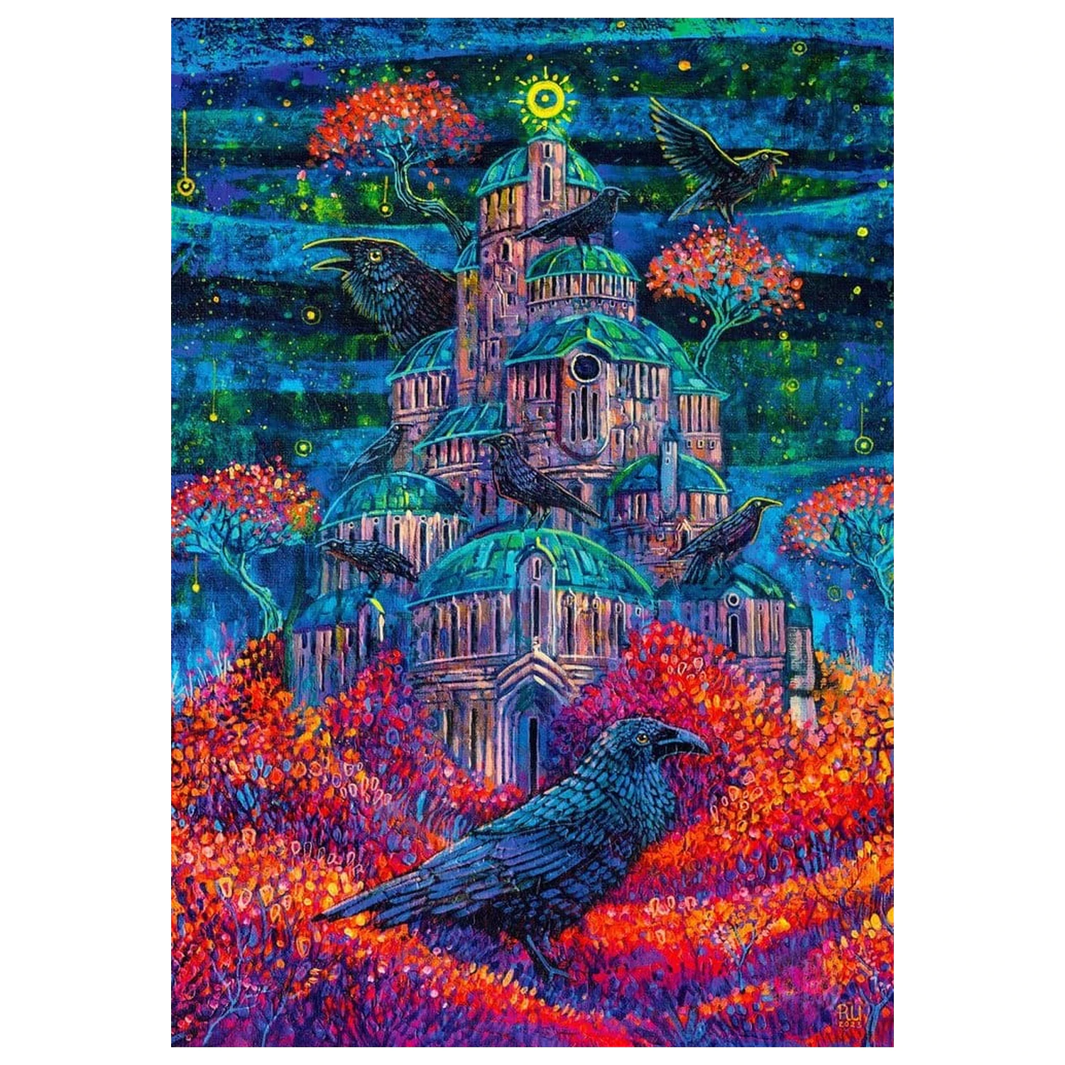 Imagination Series Puzzle Roch Urbaniak Twierdza Pani Kruków (1000 pieces)  product photo