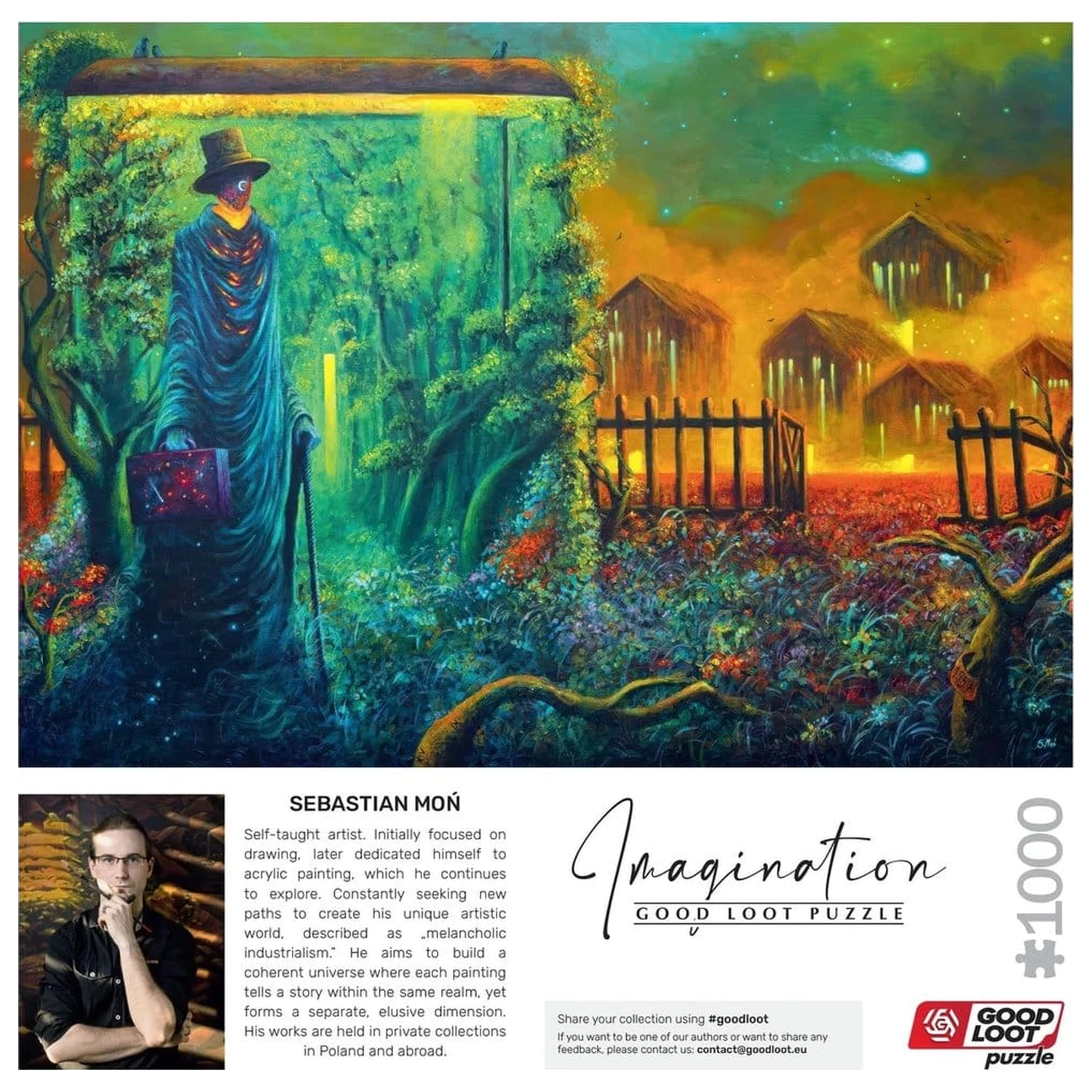 Imagination Series Puzzle Sebastian Mon Stationary Traveller II (1000 pieces)  product photo