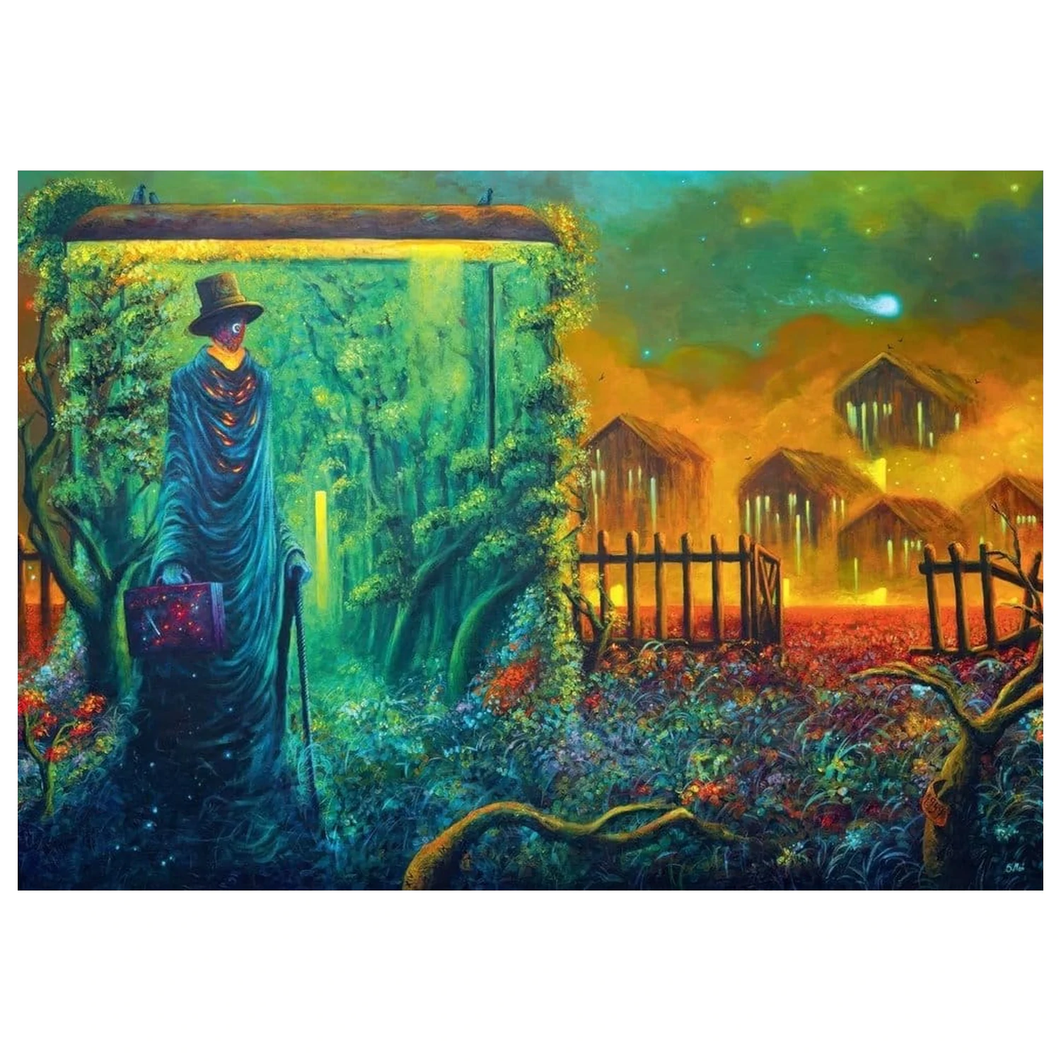 Imagination Series Puzzle Sebastian Mon Stationary Traveller II (1000 pieces)  product photo