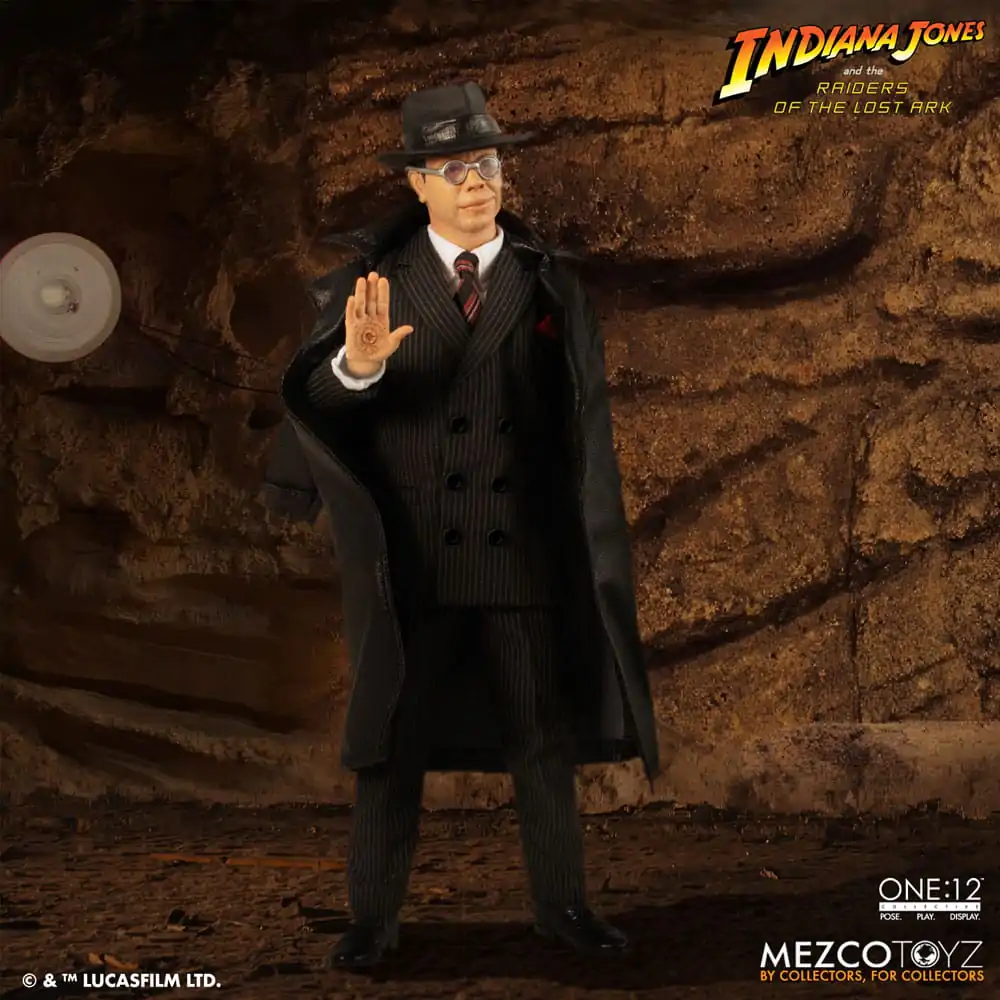 Indiana Jones Action Figure 1/12 Major Toht and Ark of the Covenant Deluxe Boxed Set 16 cm termékfotó