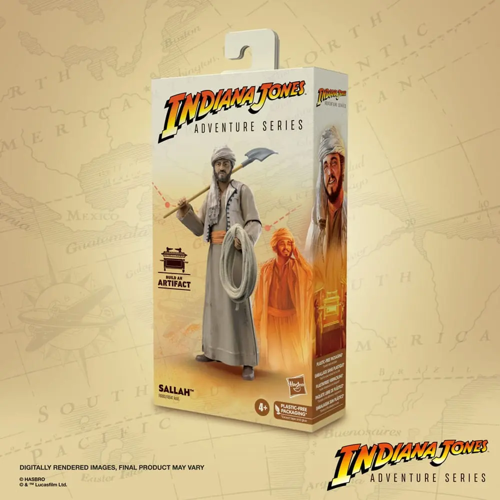 Indiana Jones Adventure Series Actionfigur Sallah (Raiders of the Lost Ark) 15 cm product photo