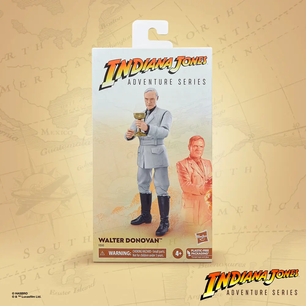 Indiana Jones Adventure Series Actionfigur Walter Donovan (Indiana Jones and the Last Crusade) 15 cm termékfotó