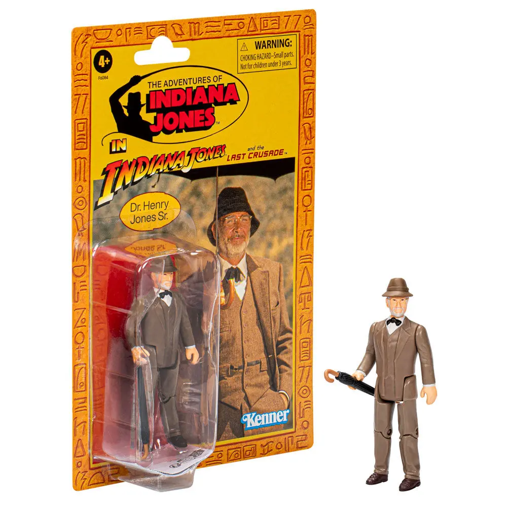 Indiana Jones Retro Collection Actionfigur Dr. Henry Jones Sr. (The Last Crusade) 10 cm product photo