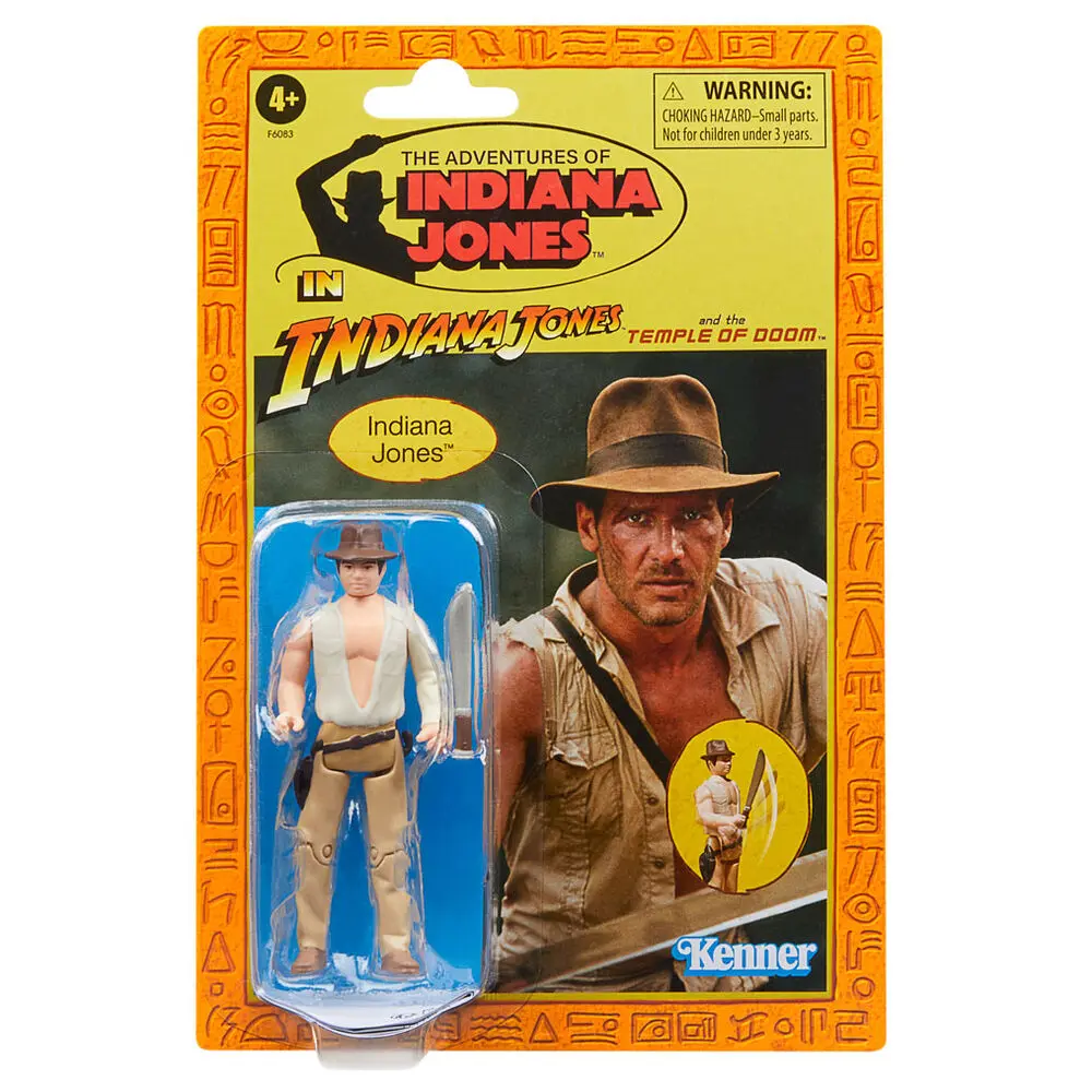 Indiana Jones Retro Collection Actionfigur Indiana Jones (Temple of Doom) 10 cm termékfotó