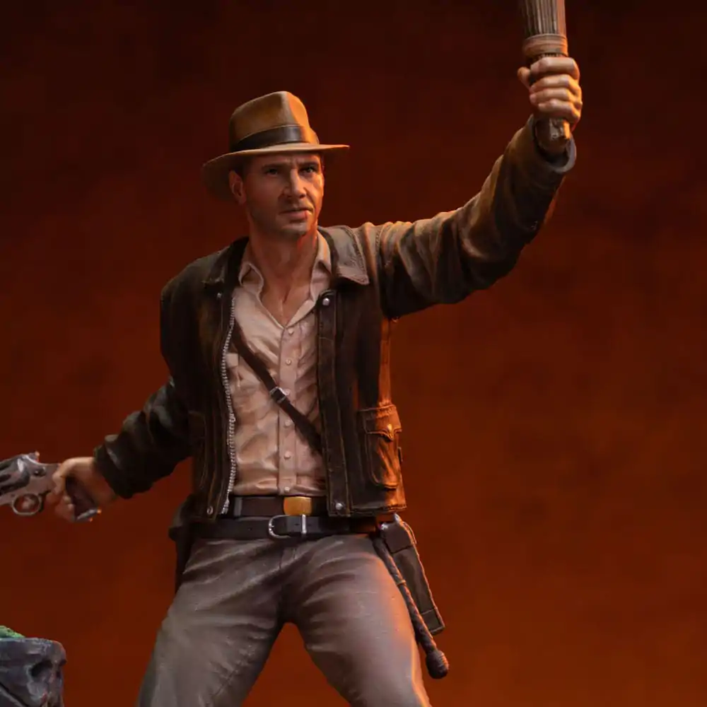 Indiana Jones Art Scale Deluxe Statue 1/10 Indiana Jones 40 cm termékfotó