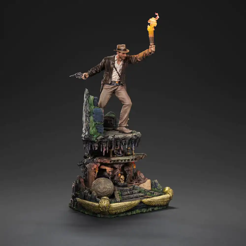 Indiana Jones Art Scale Deluxe Statue 1/10 Indiana Jones 40 cm termékfotó