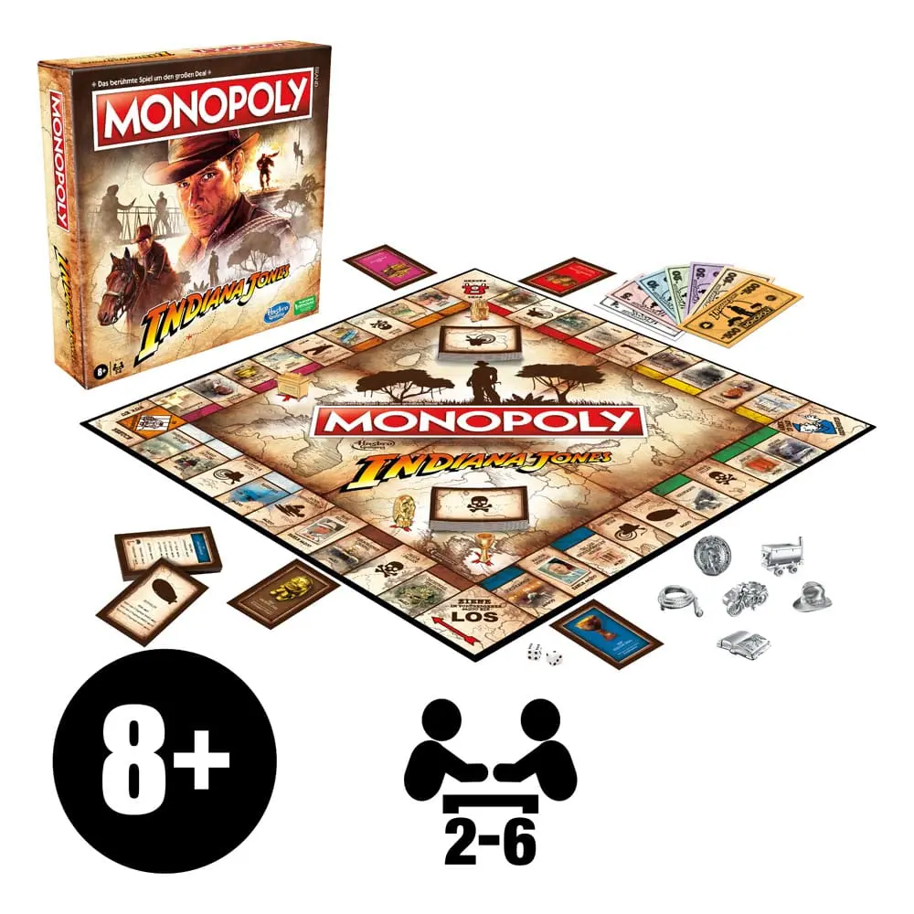 Indiana Jones Board Game Monopoly *German Version* product photo