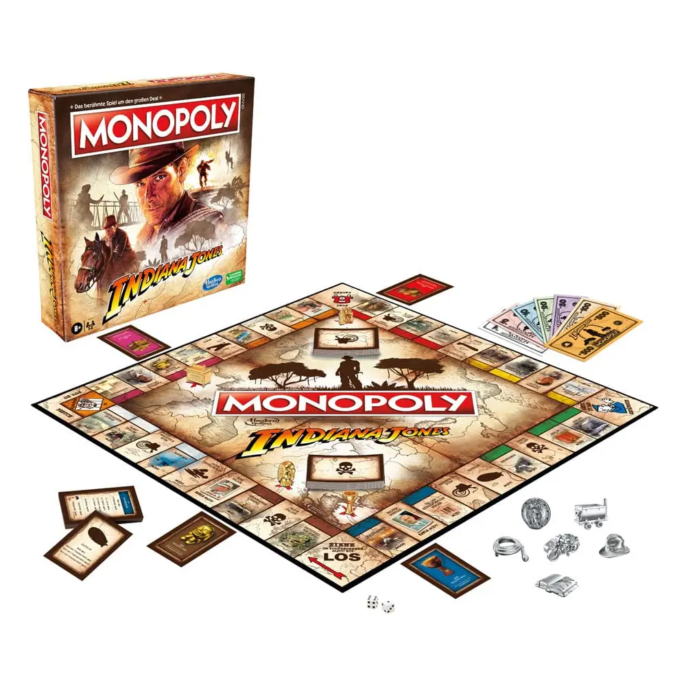 Indiana Jones Board Game Monopoly *German Version* product photo