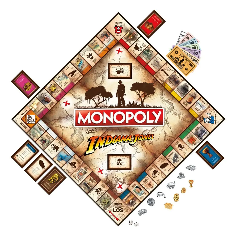 Indiana Jones Board Game Monopoly *German Version* product photo