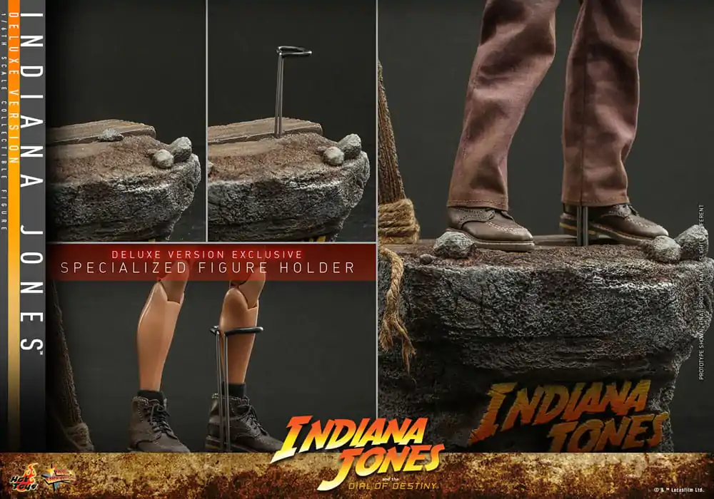 Indiana Jones Movie Masterpiece Action Figure 1/6 Indiana Jones (Deluxe Version) 30 cm product photo