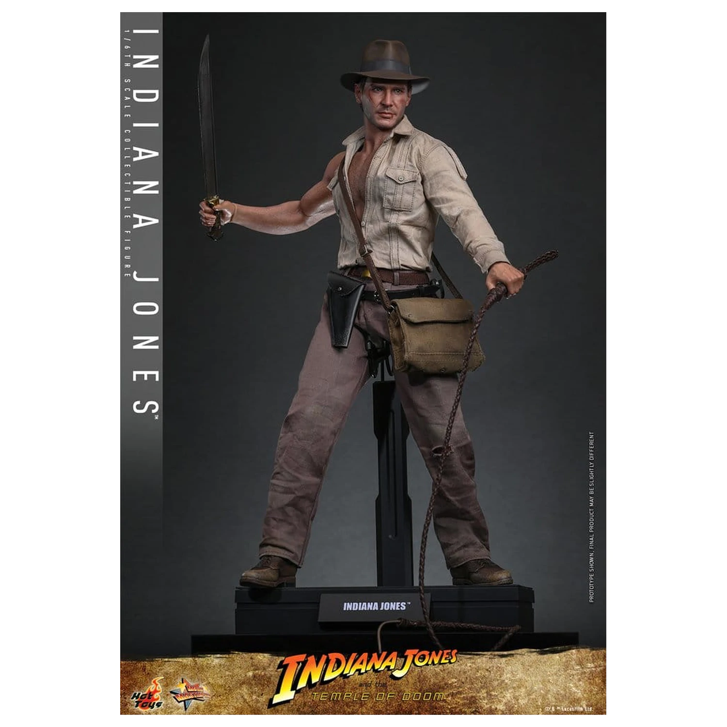 Indiana Jones Movie Masterpiece Action Figure 1/6 Indiana Jones 30 cm product photo