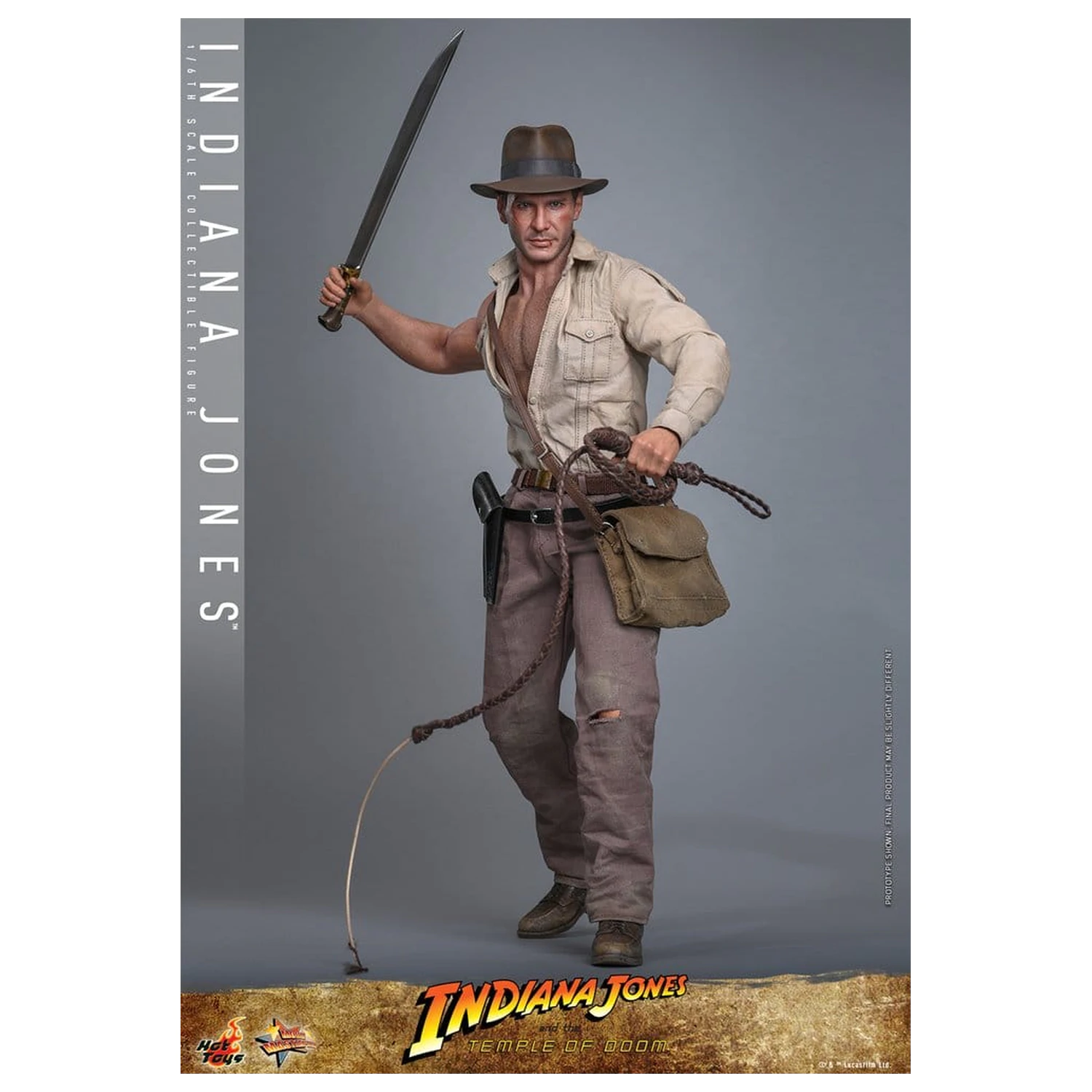 Indiana Jones Movie Masterpiece Action Figure 1/6 Indiana Jones 30 cm product photo