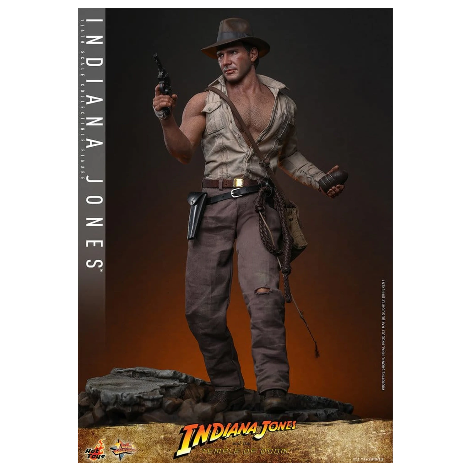 Indiana Jones Movie Masterpiece Action Figure 1/6 Indiana Jones 30 cm product photo