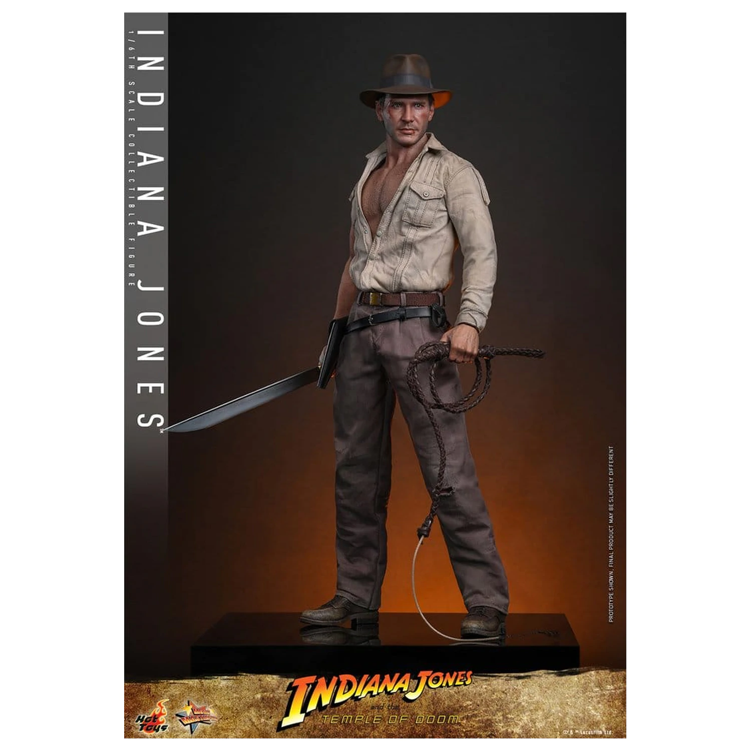 Indiana Jones Movie Masterpiece Action Figure 1/6 Indiana Jones 30 cm product photo