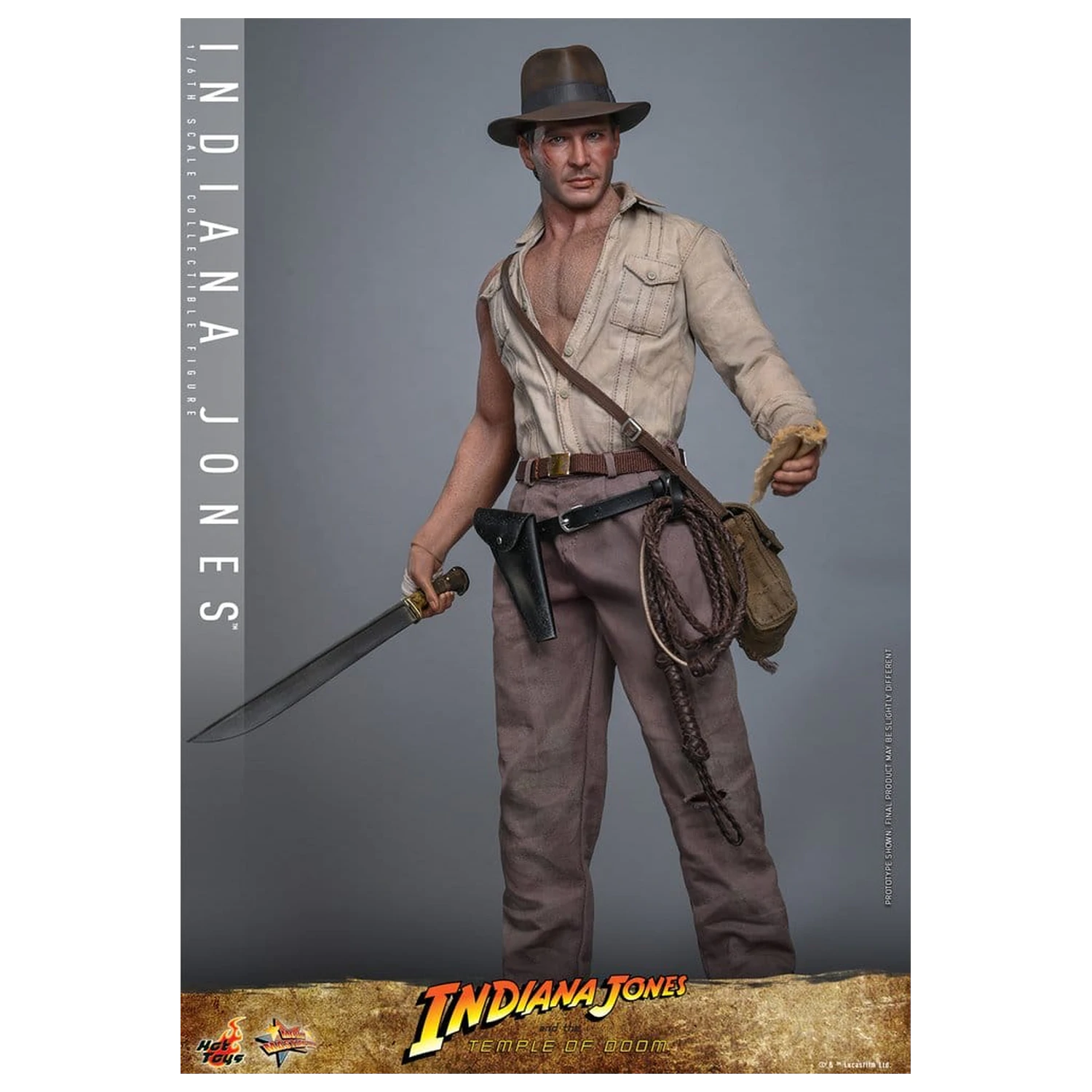 Indiana Jones Movie Masterpiece Action Figure 1/6 Indiana Jones 30 cm product photo
