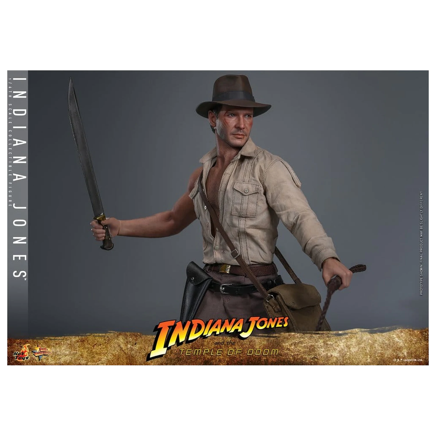 Indiana Jones Movie Masterpiece Action Figure 1/6 Indiana Jones 30 cm product photo