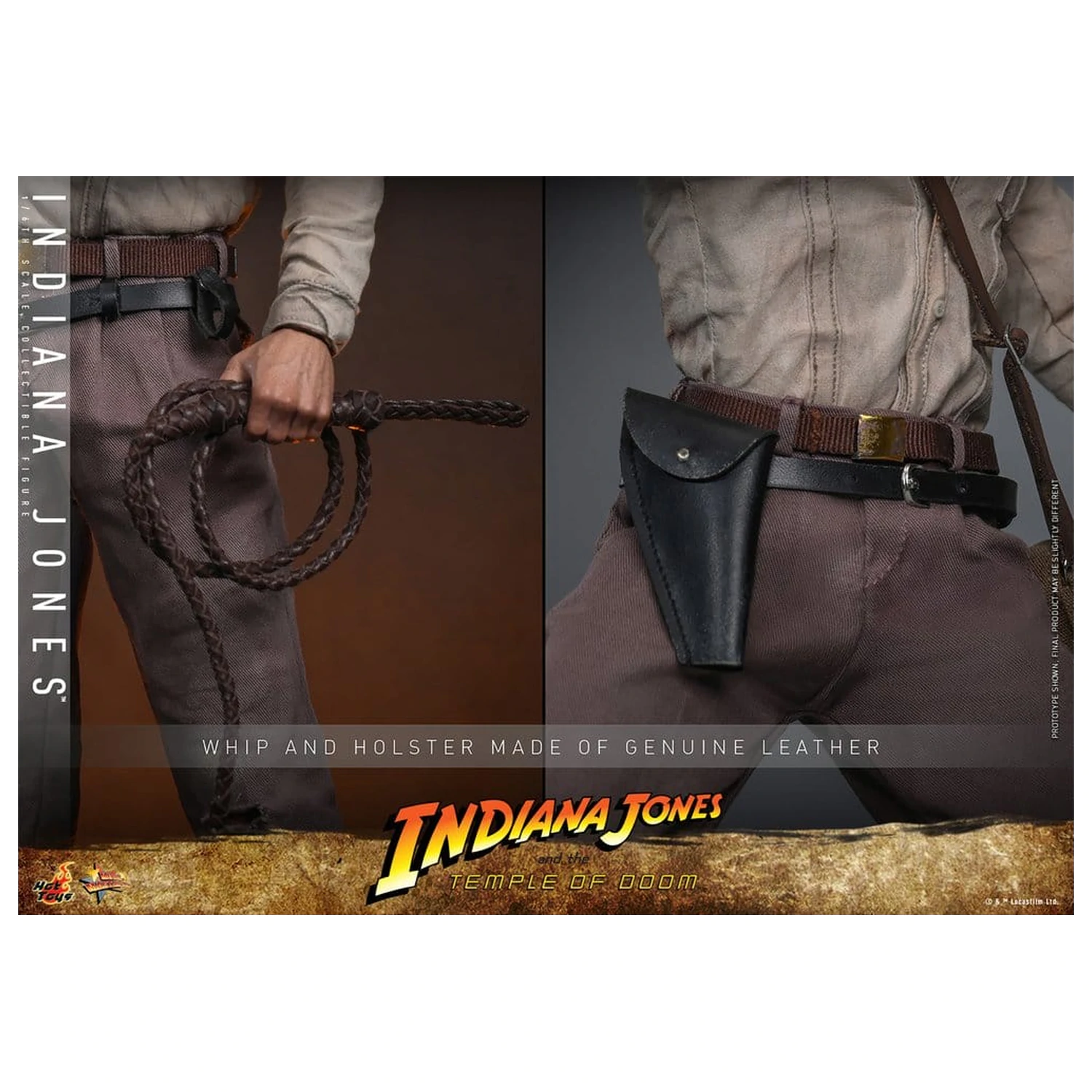 Indiana Jones Movie Masterpiece Action Figure 1/6 Indiana Jones 30 cm product photo