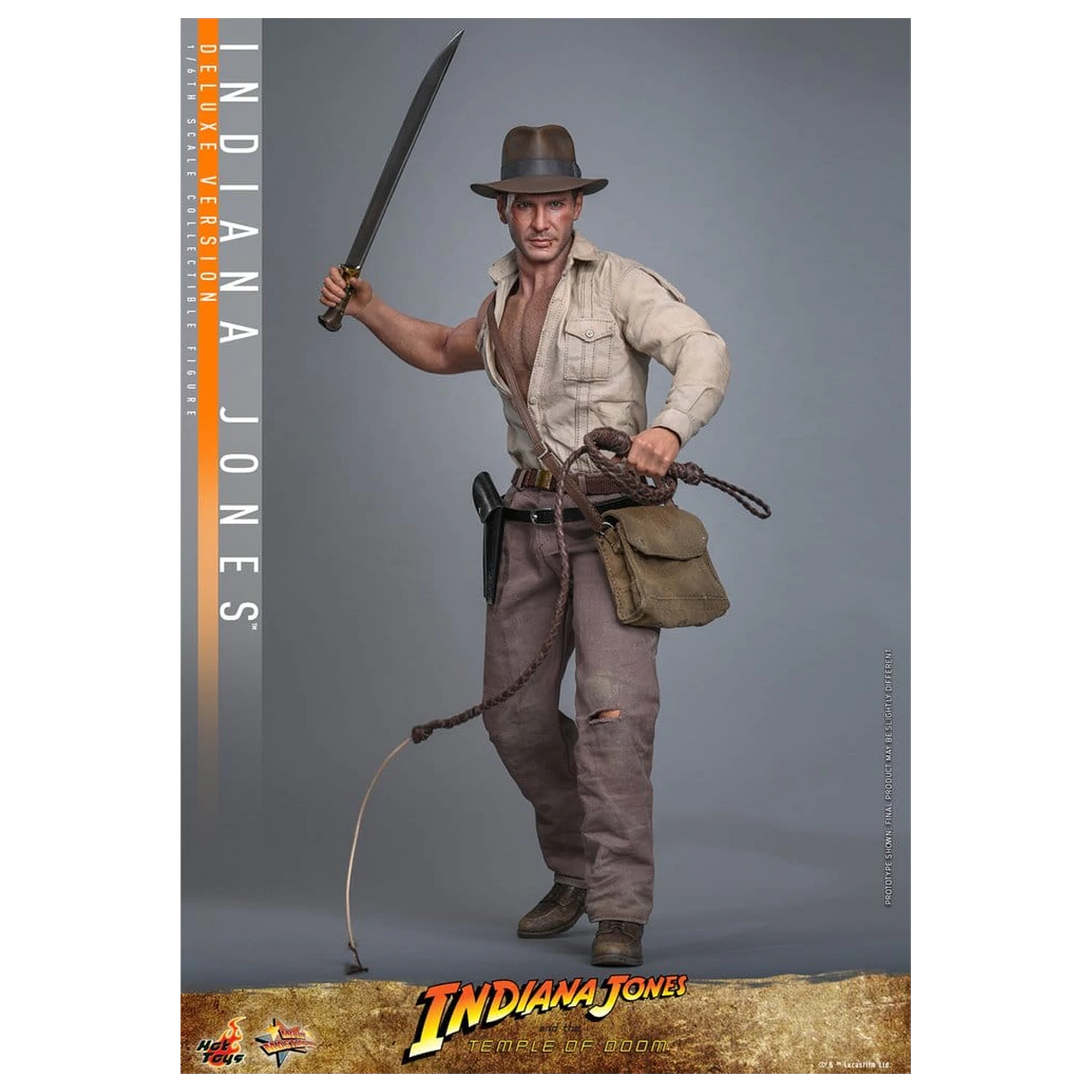 Indiana Jones Movie Masterpiece Action Figure 1/6 Indiana Jones (Deluxe Version) 30 cm product photo