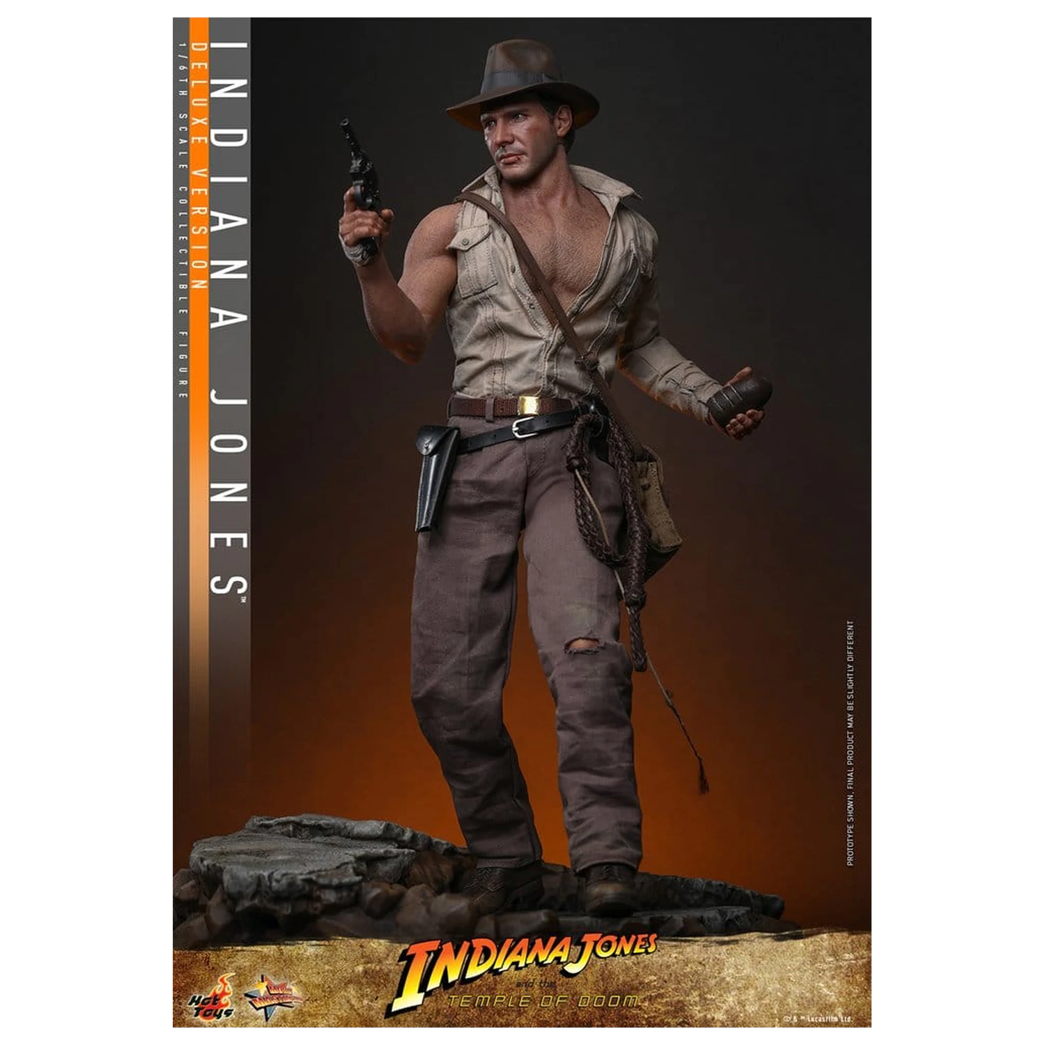 Indiana Jones Movie Masterpiece Action Figure 1/6 Indiana Jones (Deluxe Version) 30 cm product photo