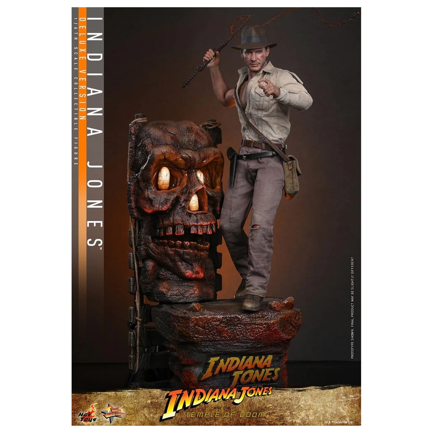 Indiana Jones Movie Masterpiece Action Figure 1/6 Indiana Jones (Deluxe Version) 30 cm product photo