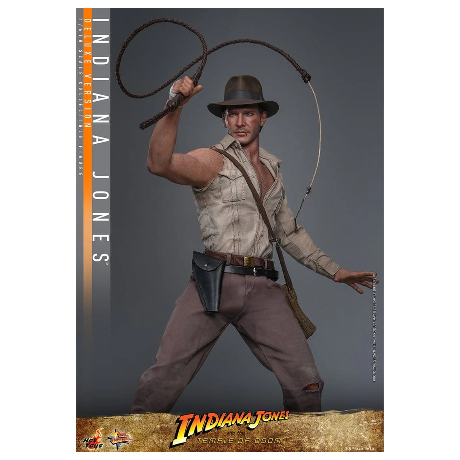 Indiana Jones Movie Masterpiece Action Figure 1/6 Indiana Jones (Deluxe Version) 30 cm product photo