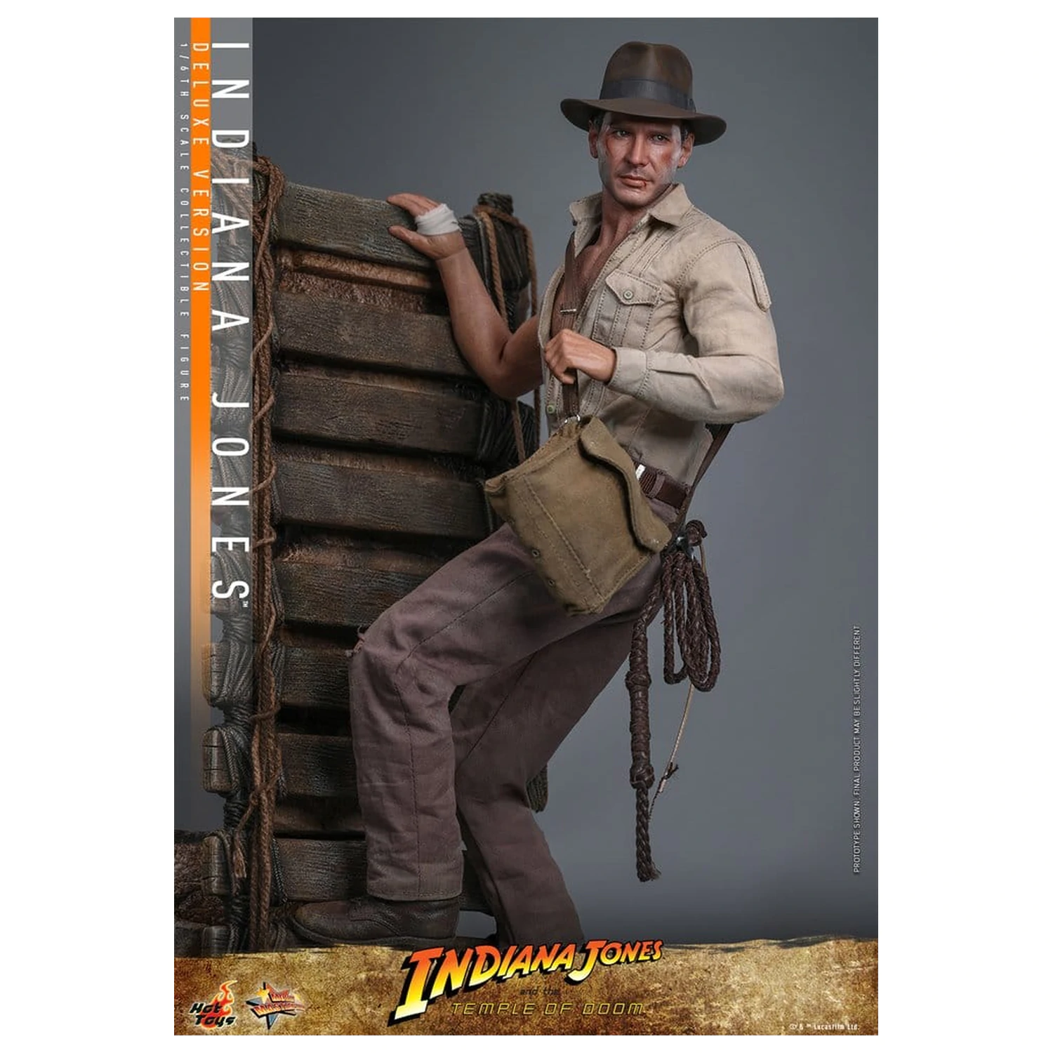 Indiana Jones Movie Masterpiece Action Figure 1/6 Indiana Jones (Deluxe Version) 30 cm product photo
