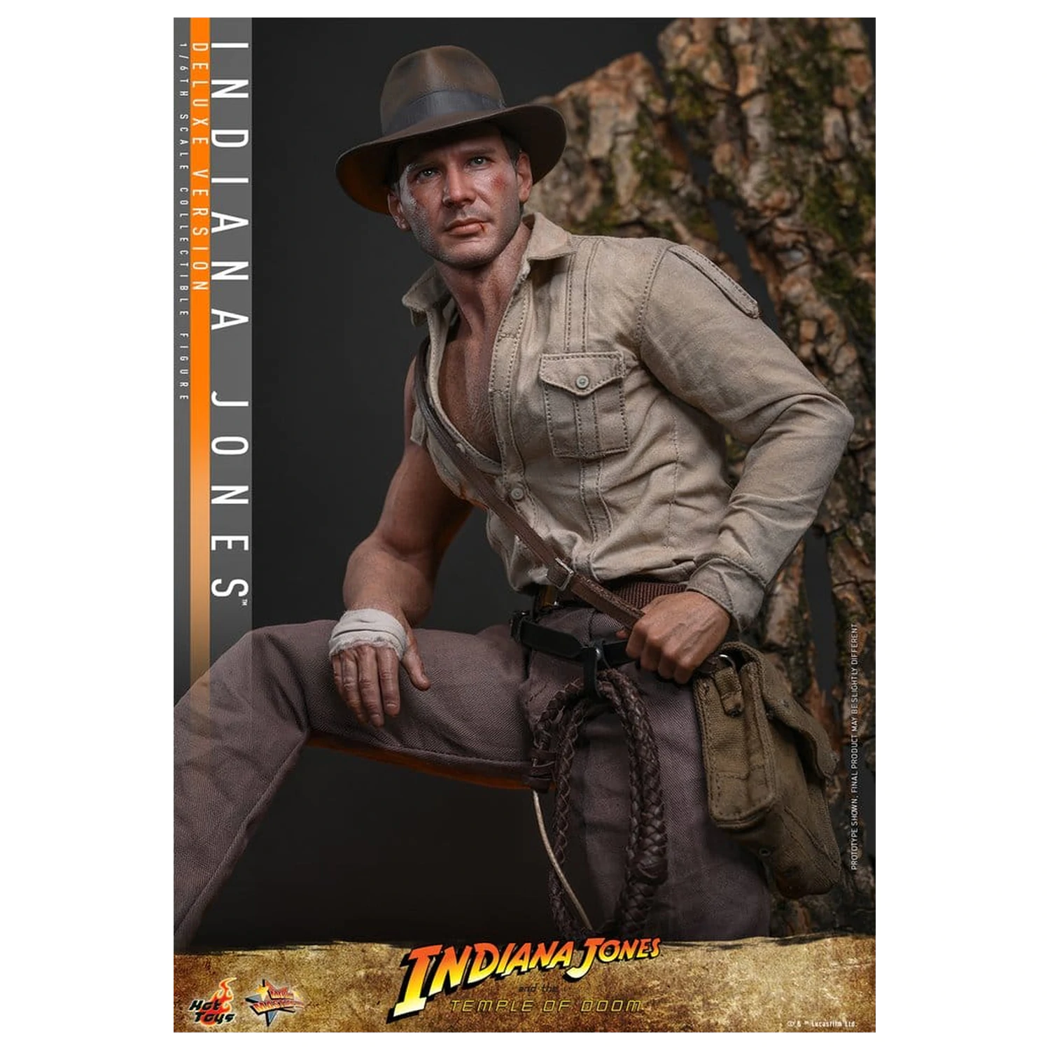 Indiana Jones Movie Masterpiece Action Figure 1/6 Indiana Jones (Deluxe Version) 30 cm product photo