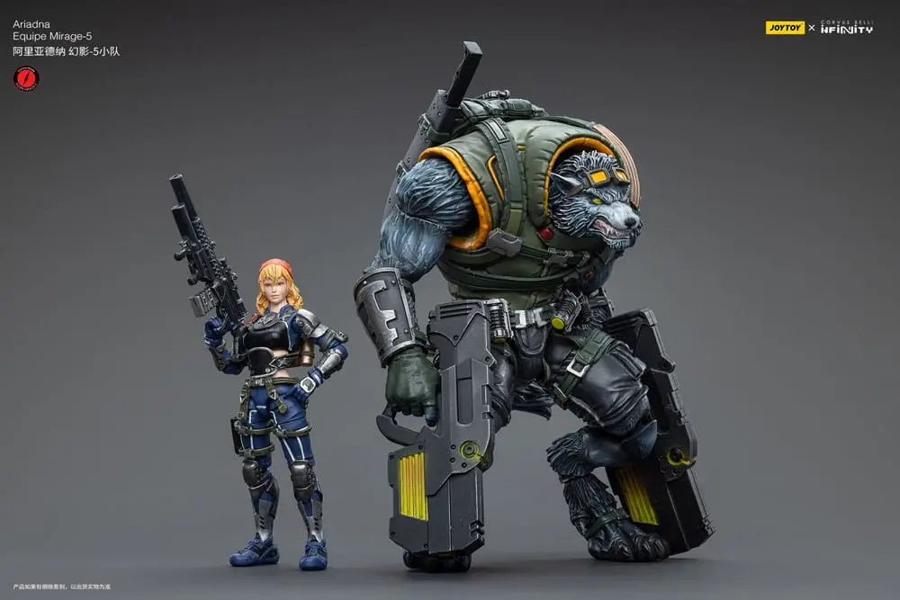 Infinity Action Figures 1/18 Ariadna Equipe Mirage-5 Sergent Duroc &amp; Lieutenant Margot Berthier product photo