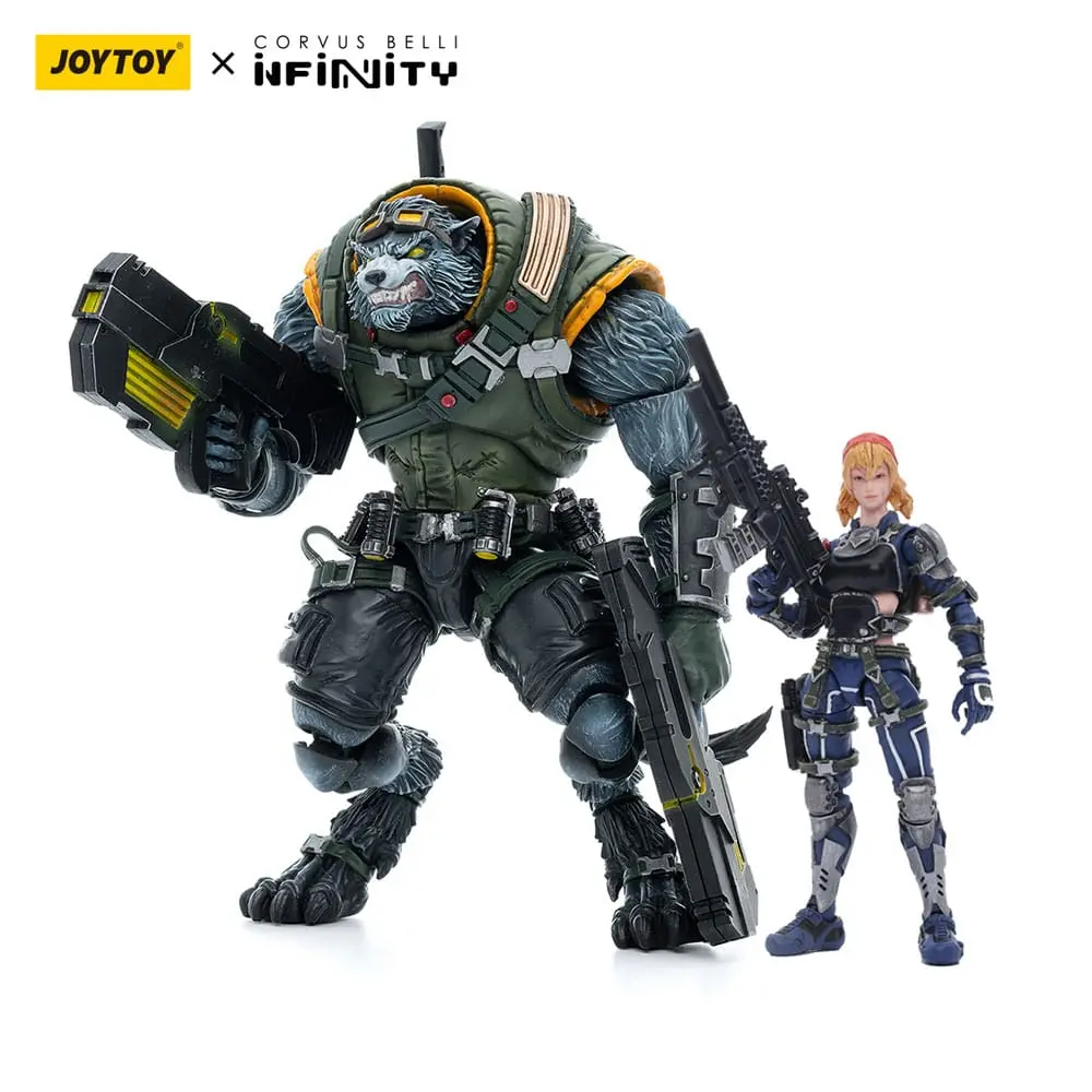 Infinity Action Figures 1/18 Ariadna Equipe Mirage-5 Sergent Duroc &amp; Lieutenant Margot Berthier product photo