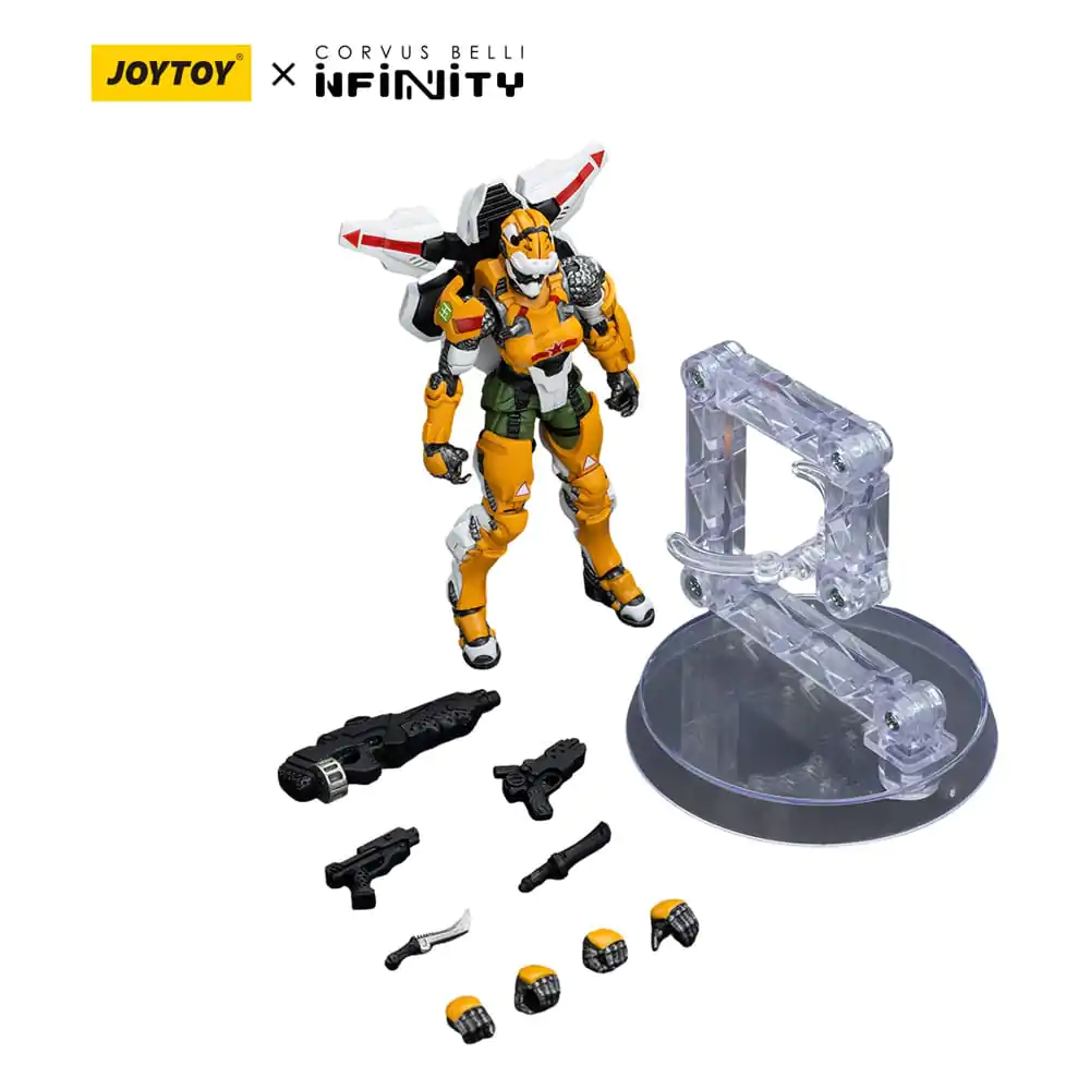Infinity Action Figure 1/18 Yu Jing Special Action Team Tiger Soldier, Female 12 cm product photo