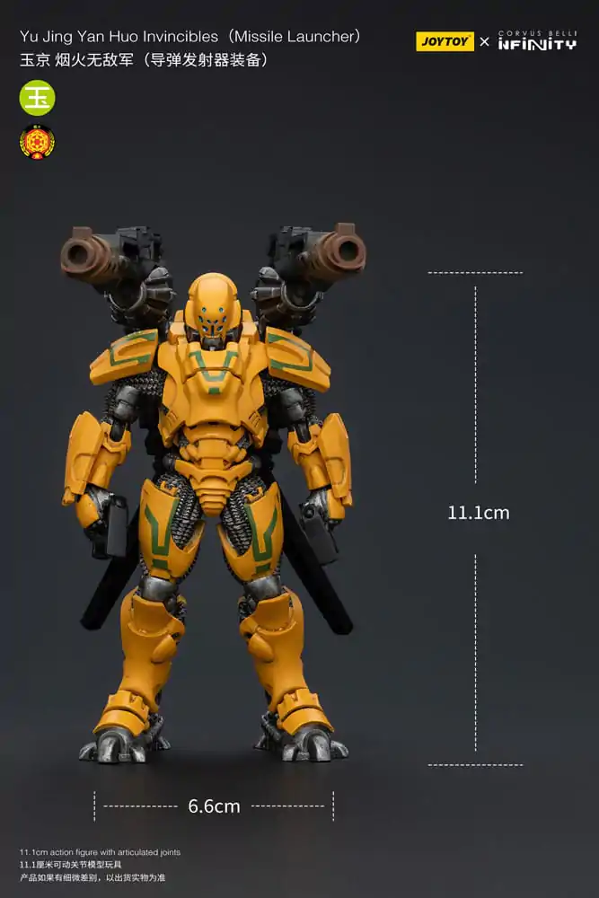 Infinity Action Figure 1/18 Yu Yuding Yan Huolnvincibles (Missile Launcher) 12 cm product photo