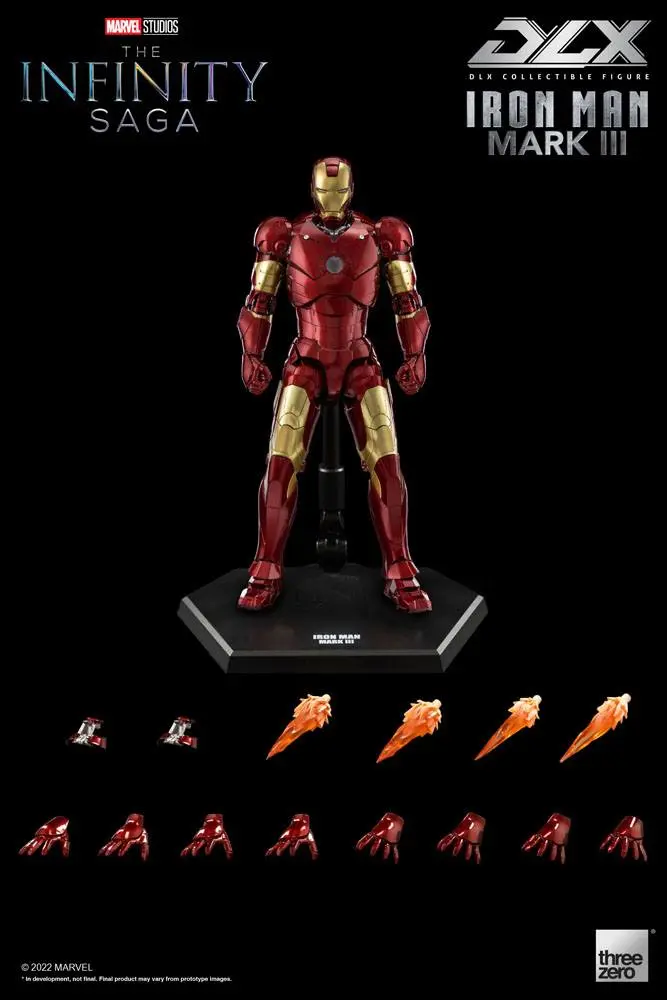 Infinity Saga DLX Action Figure 1/12 Iron Man Mark 3 17 cm product photo
