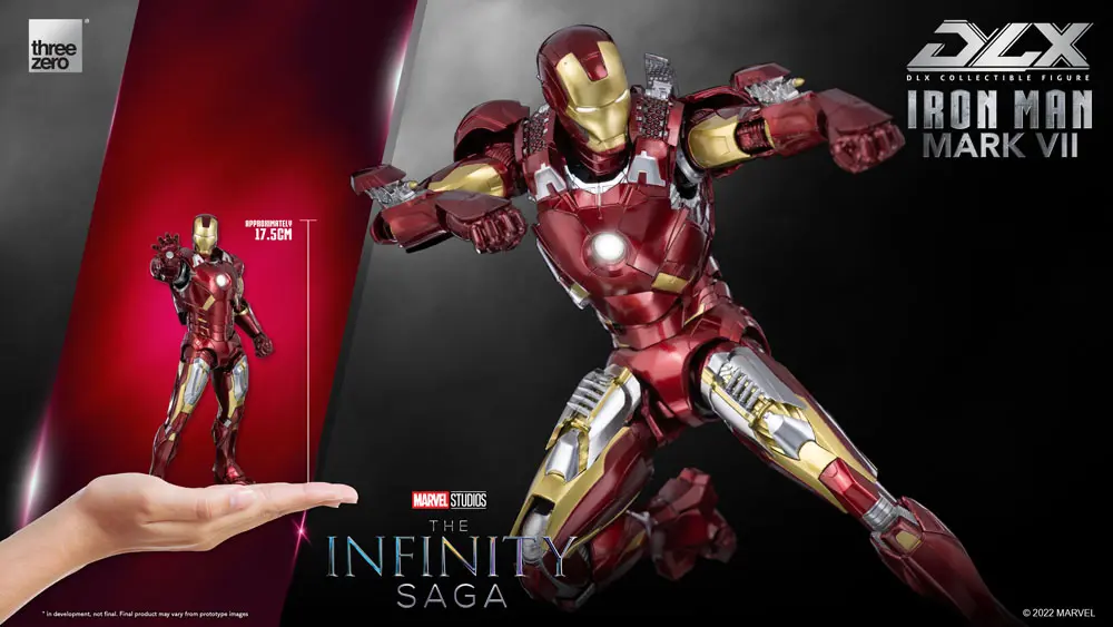 Infinity Saga DLX Action Figure 1/12 Iron Man Mark 7 17 cm product photo