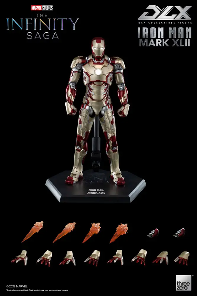 Infinity Saga DLX Action Figure 1/12 Iron Man Mark 42 17 cm product photo