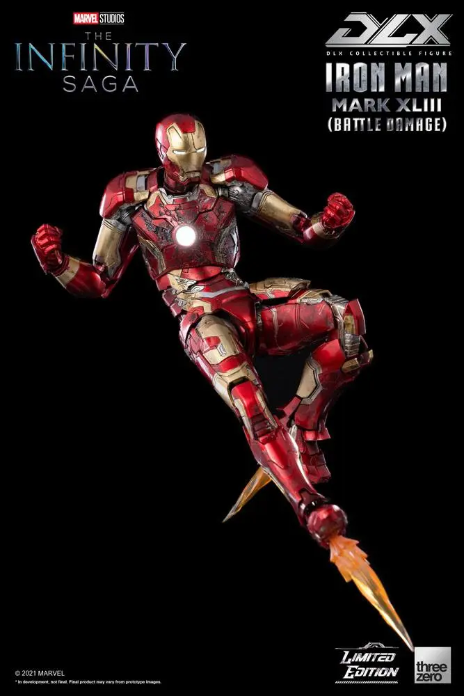 Infinity Saga DLX Action Figure 1/12 Iron Man Mark 43 (Battle Damage) Limited Edition 17 cm product photo