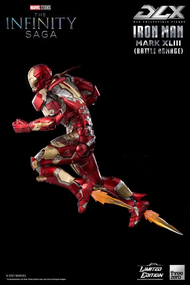 Infinity Saga DLX Action Figure 1/12 Iron Man Mark 43 (Battle Damage) Limited Edition 17 cm product photo