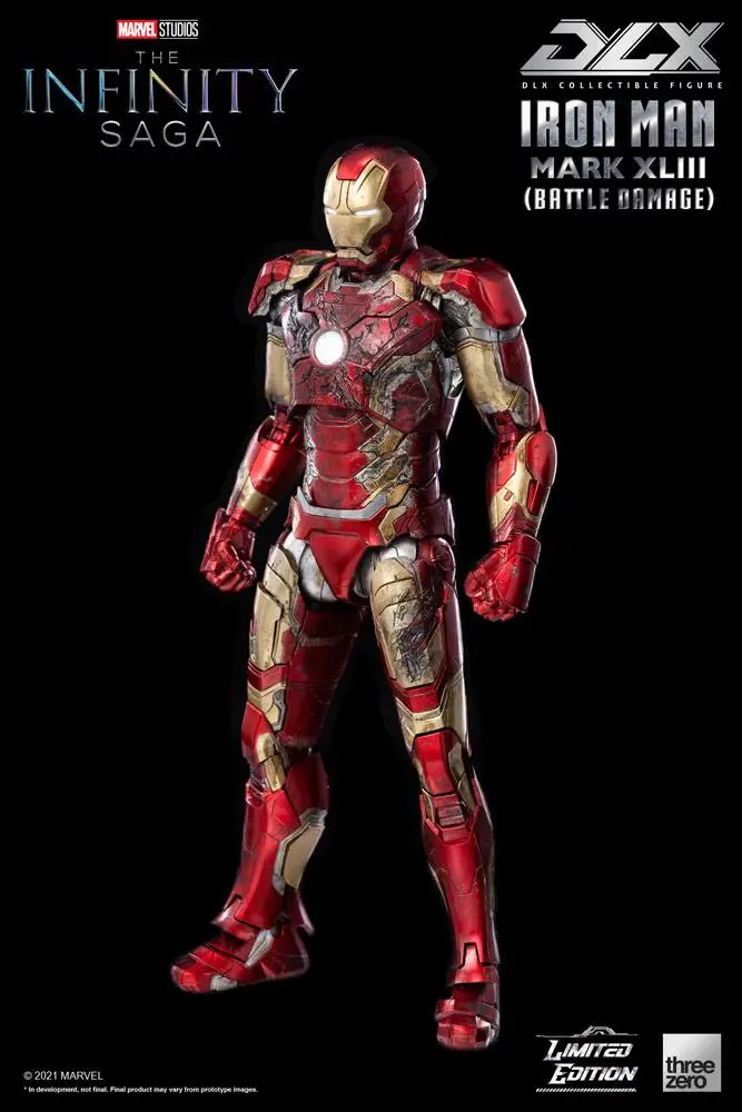 Infinity Saga DLX Action Figure 1/12 Iron Man Mark 43 (Battle Damage) Limited Edition 17 cm product photo