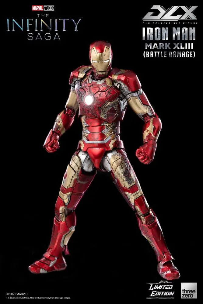 Infinity Saga DLX Action Figure 1/12 Iron Man Mark 43 (Battle Damage) Limited Edition 17 cm product photo