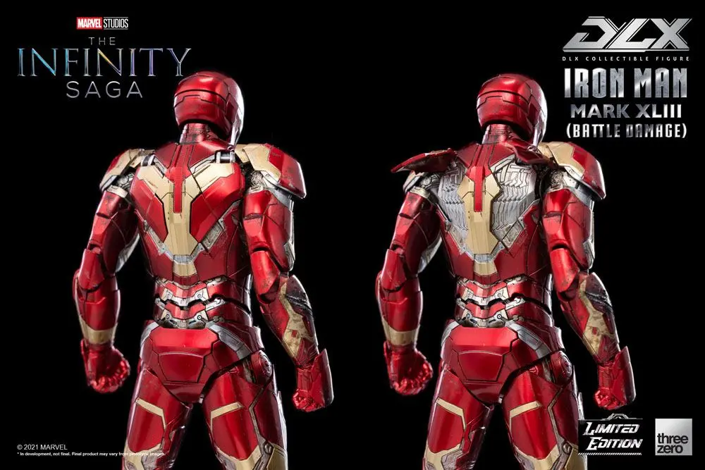 Infinity Saga DLX Action Figure 1/12 Iron Man Mark 43 (Battle Damage) Limited Edition 17 cm product photo
