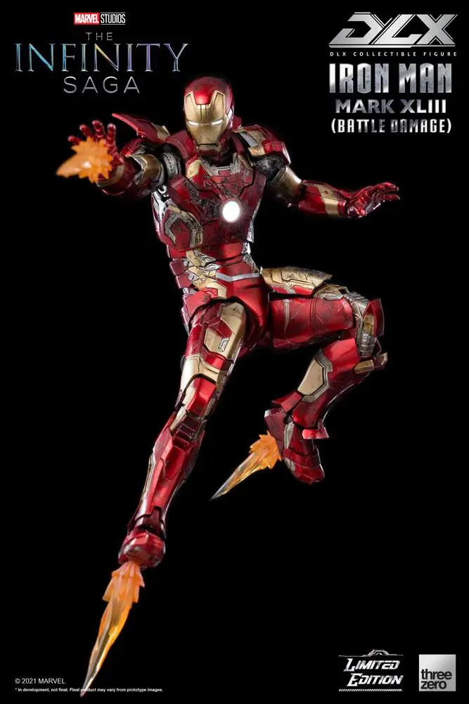 Infinity Saga DLX Action Figure 1/12 Iron Man Mark 43 (Battle Damage) Limited Edition 17 cm product photo