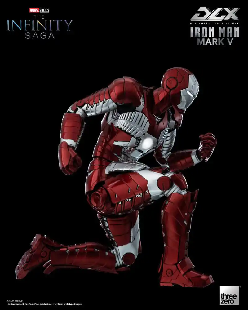 Infinity Saga DLX Action Figure 1/12 Iron Man Mark 5 17 cm termékfotó