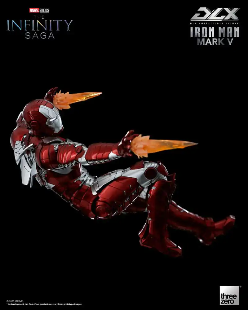 Infinity Saga DLX Action Figure 1/12 Iron Man Mark 5 17 cm termékfotó