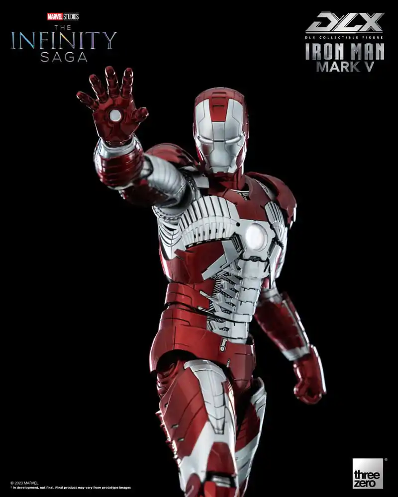 Infinity Saga DLX Action Figure 1/12 Iron Man Mark 5 17 cm termékfotó