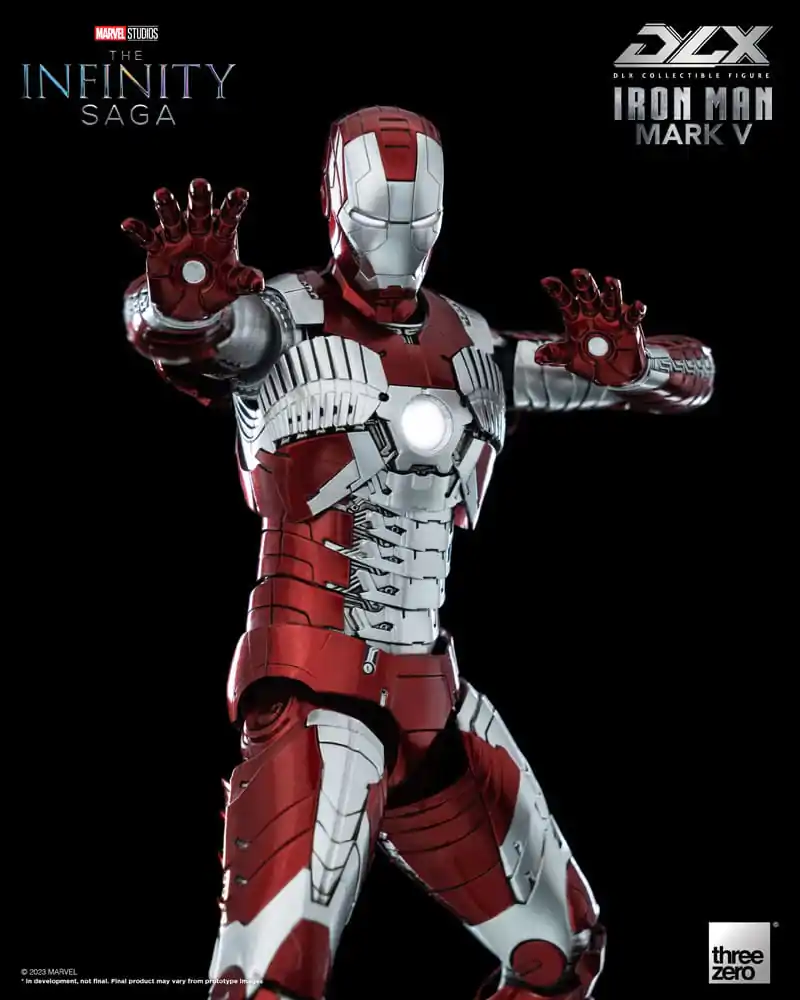 Infinity Saga DLX Action Figure 1/12 Iron Man Mark 5 17 cm termékfotó