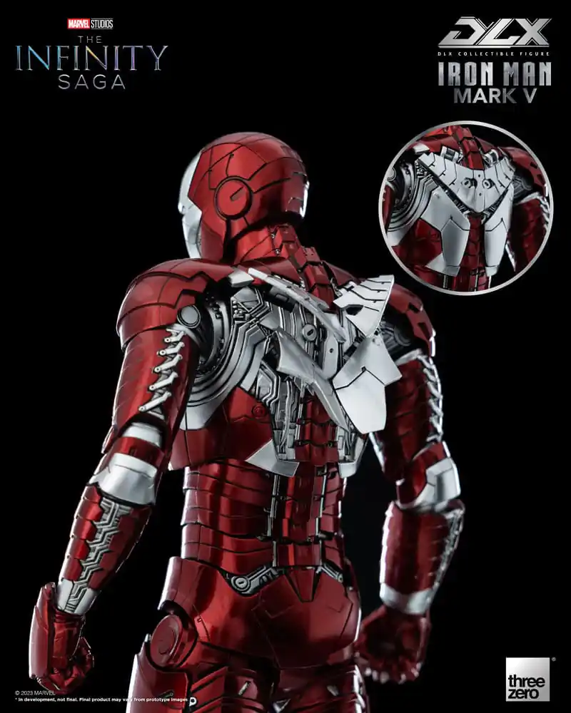 Infinity Saga DLX Action Figure 1/12 Iron Man Mark 5 17 cm termékfotó