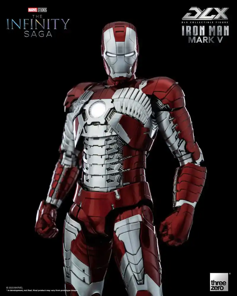 Infinity Saga DLX Action Figure 1/12 Iron Man Mark 5 17 cm termékfotó