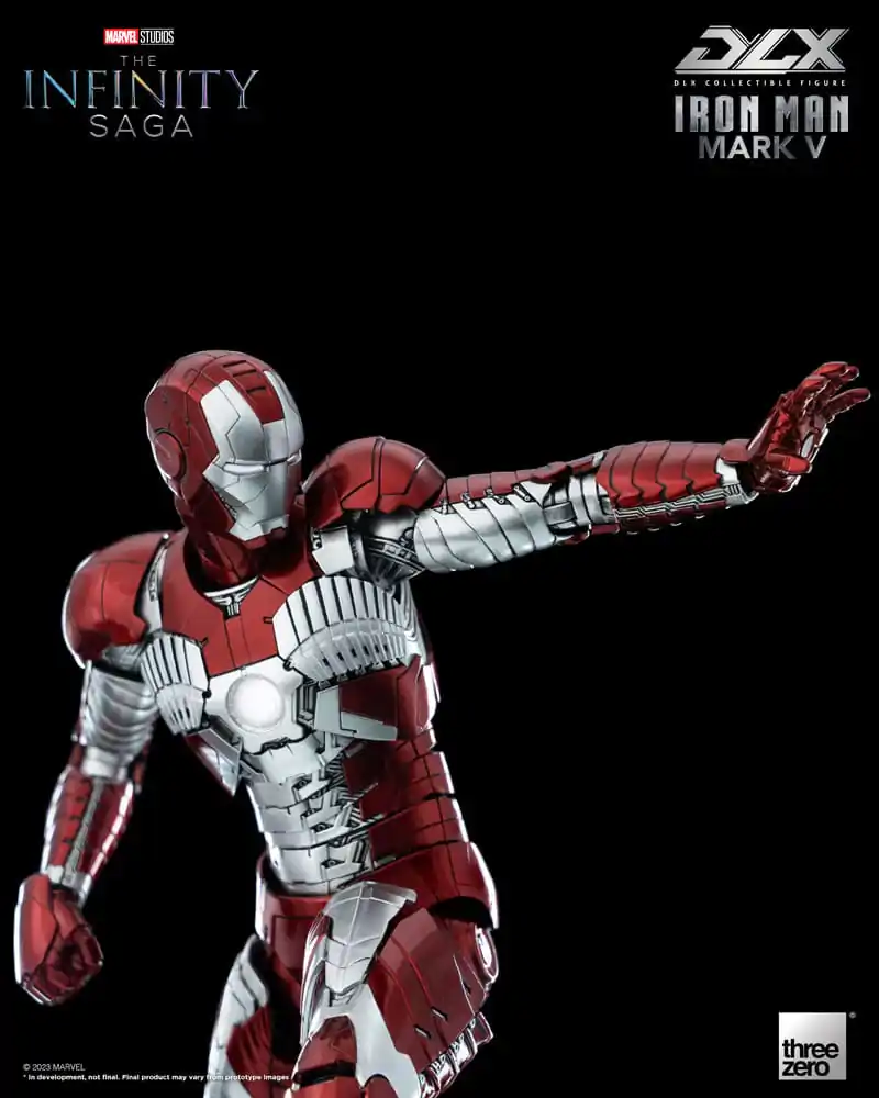 Infinity Saga DLX Action Figure 1/12 Iron Man Mark 5 17 cm termékfotó