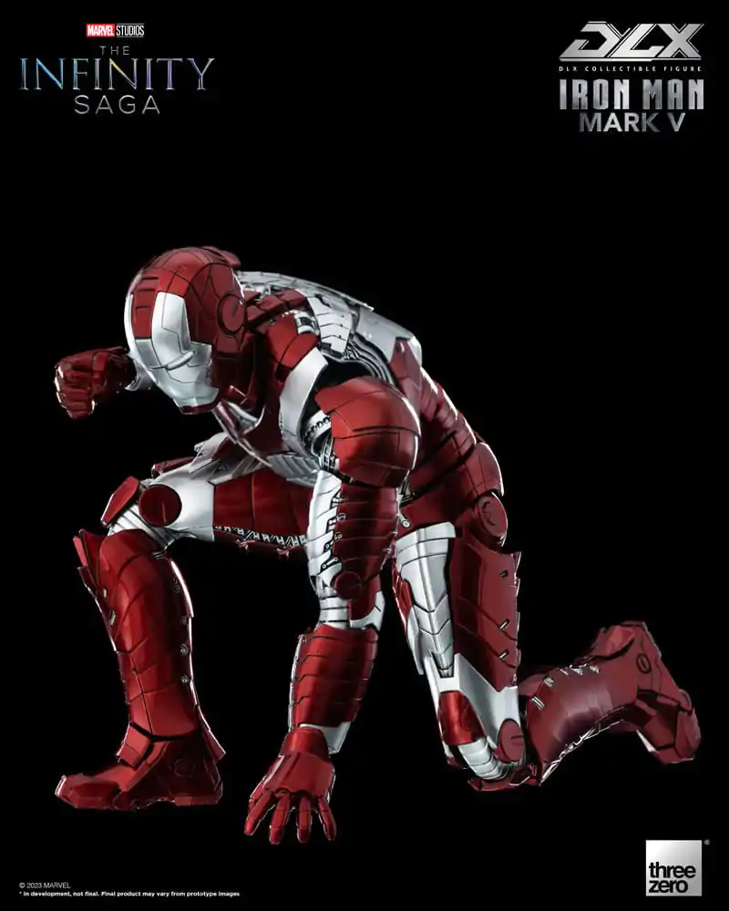 Infinity Saga DLX Action Figure 1/12 Iron Man Mark 5 17 cm termékfotó