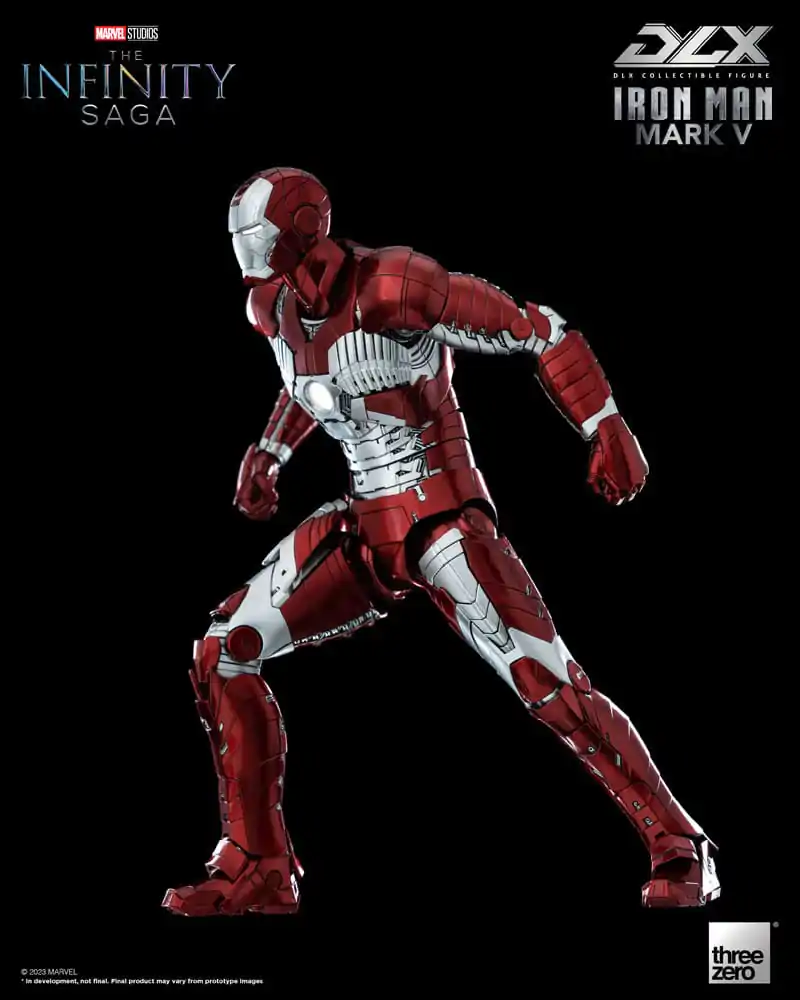 Infinity Saga DLX Action Figure 1/12 Iron Man Mark 5 17 cm termékfotó